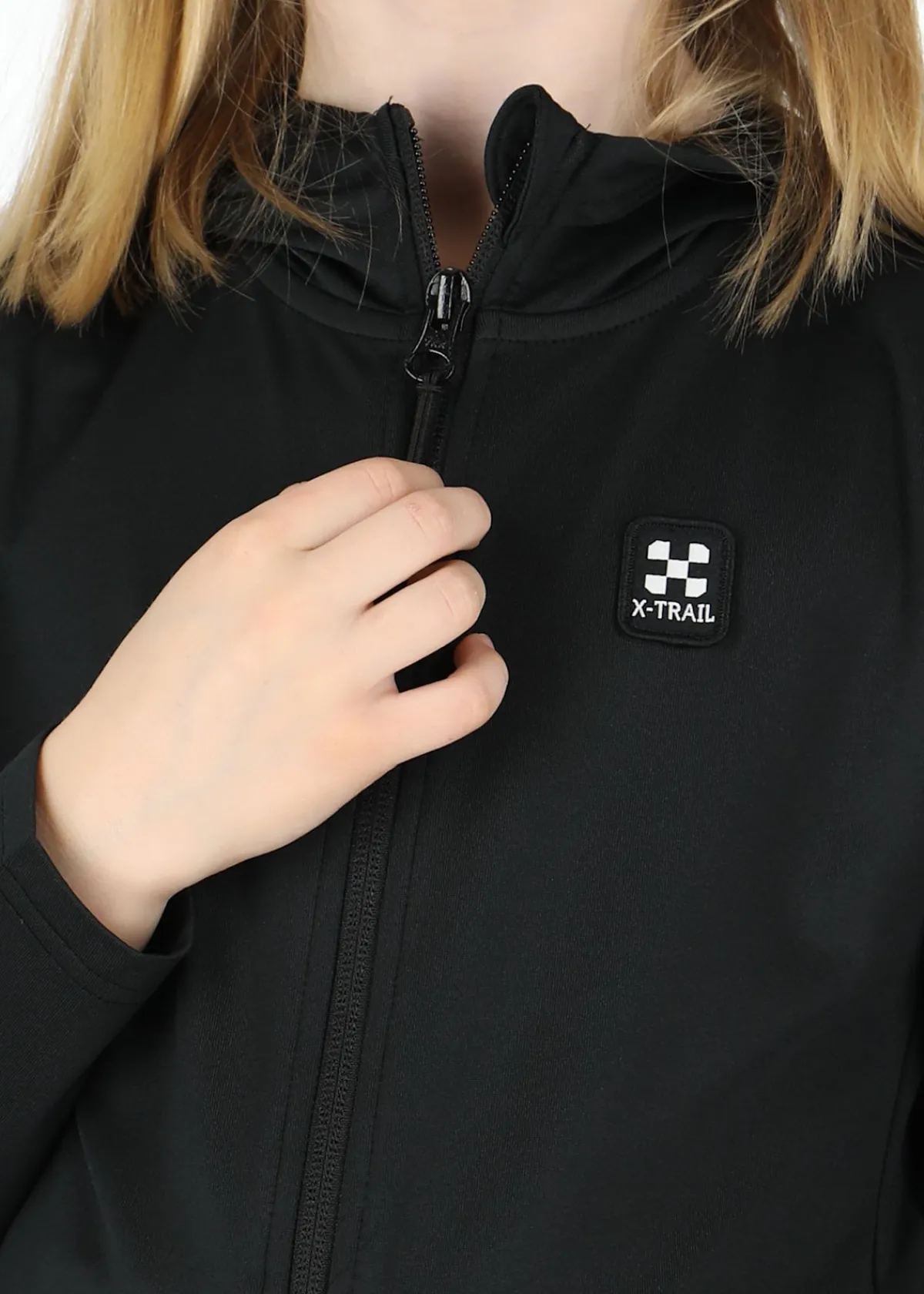 Barn X-trail Active Fullzip Hood JR