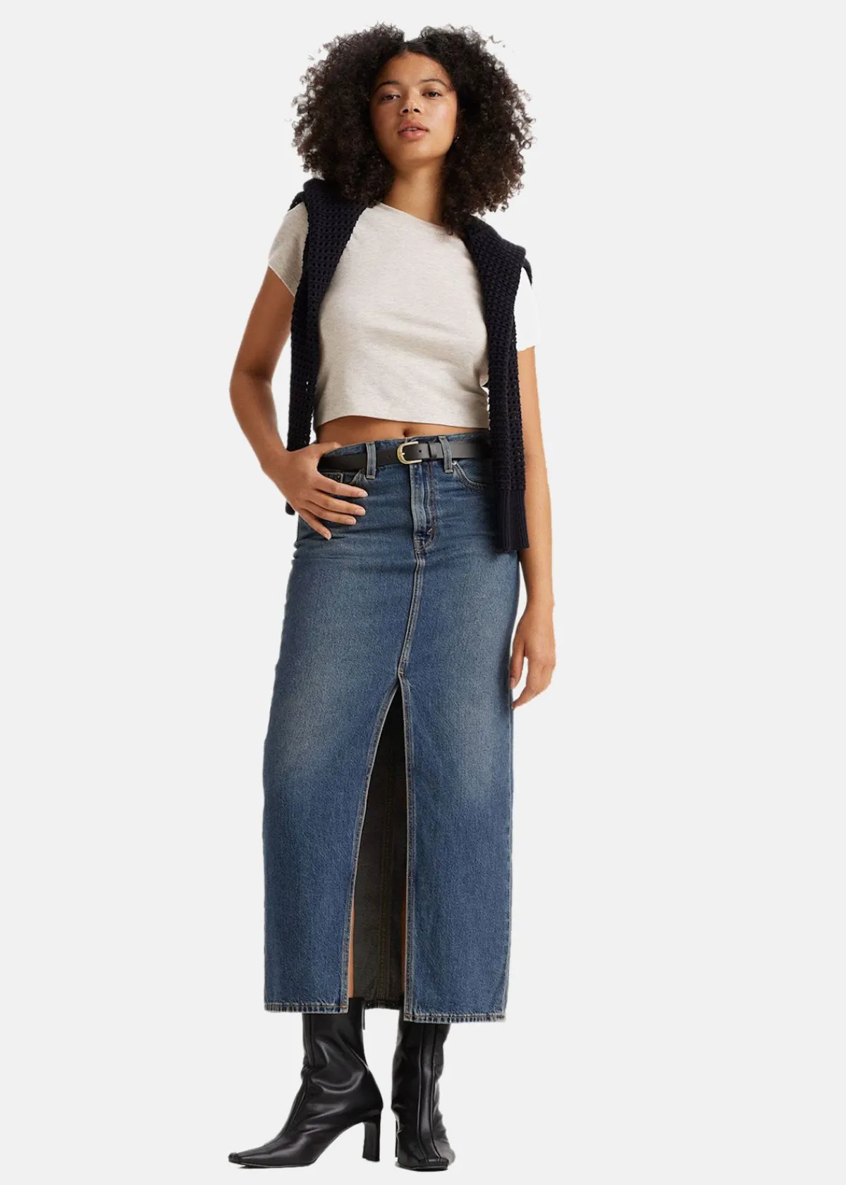 LEVI'S® ANKLE COLUMN SKIRT