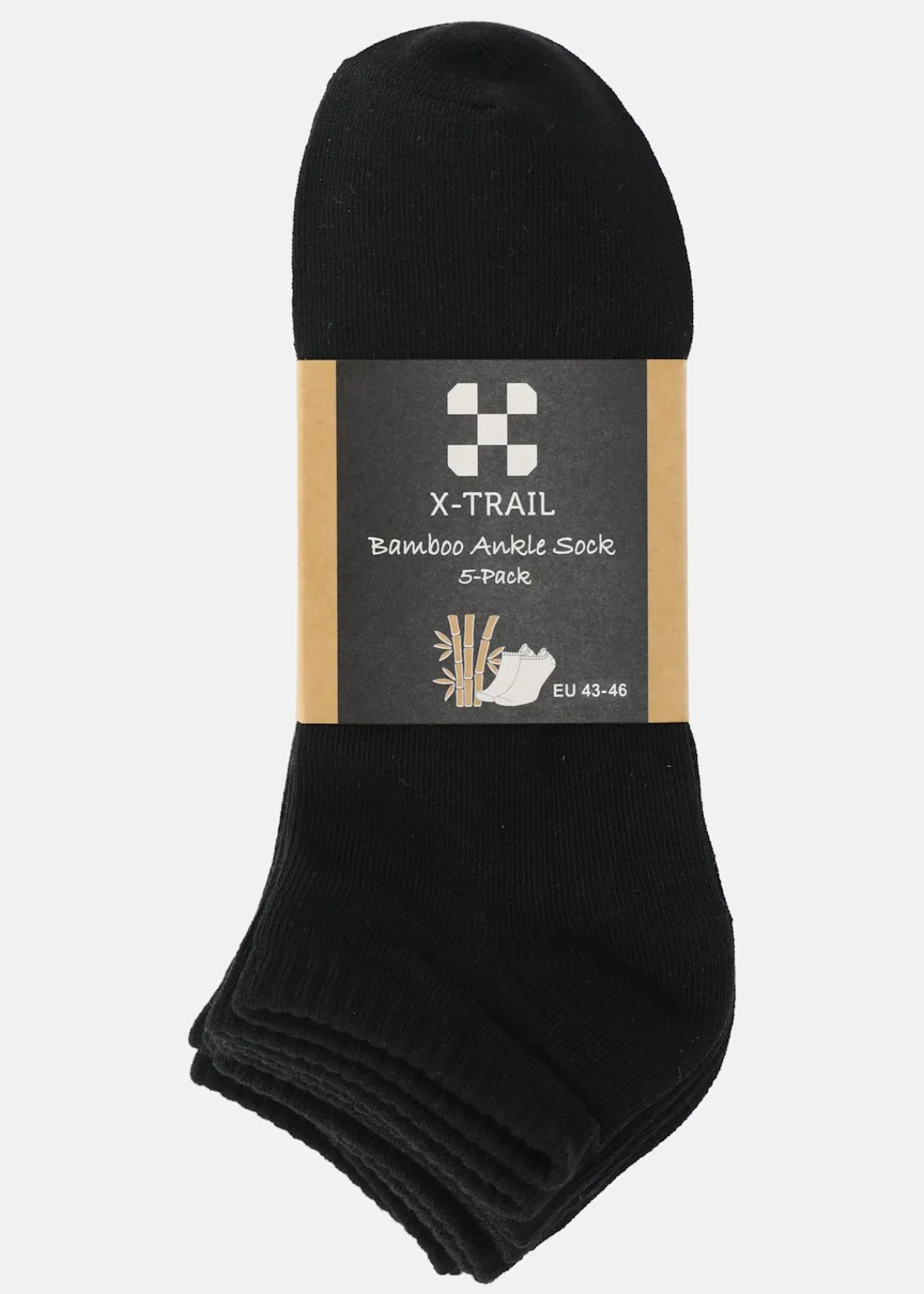 X-trail Bamboo Ankle Sock 5-Pack