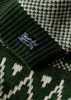 Superdry Branded Pattern Crew Jumper