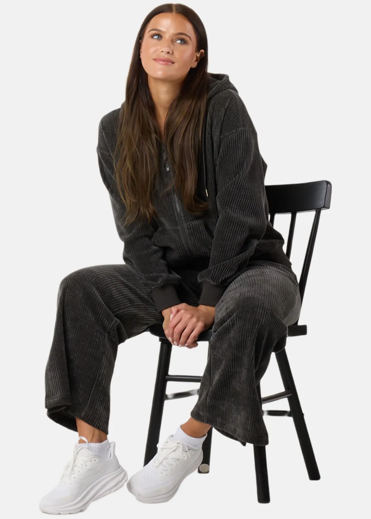 Swedemount Chenille Lounge Full Zip Hoodie W