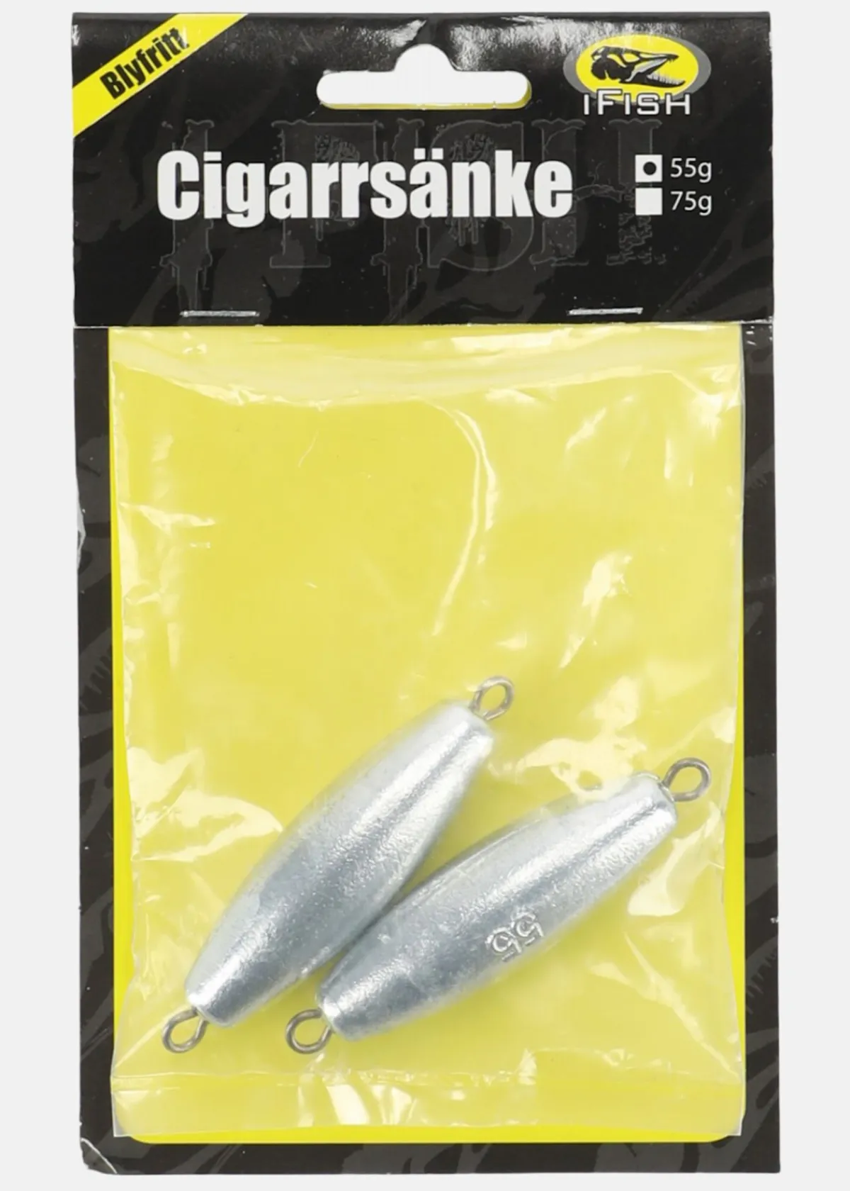I-fish Cigarrsänke Blyfritt 55g, (2-p