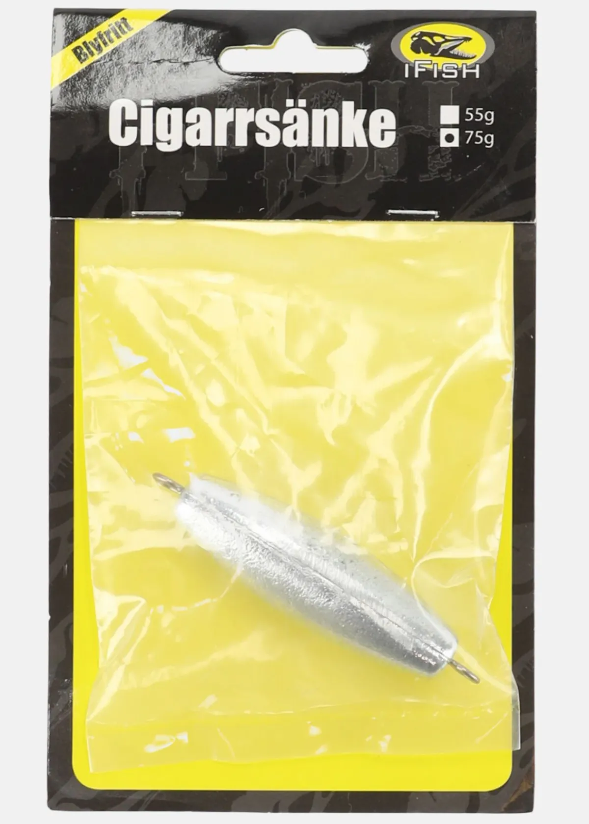 I-fish Cigarrsänke Blyfritt 75g, (1-p