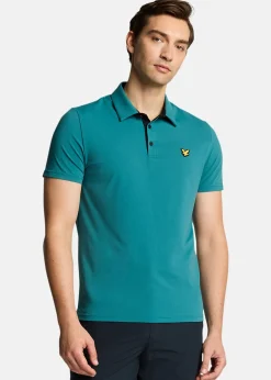 Lyle&scott Contrast Placket Polo Shirt