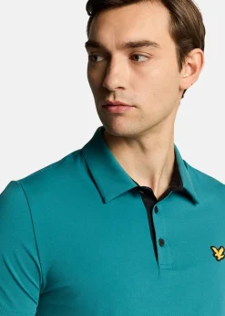 Lyle&scott Contrast Placket Polo Shirt