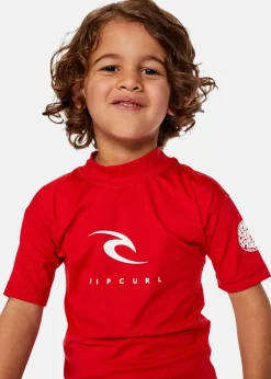 Barn Rip Curl CORPS S/S RASH VEST -BOY
