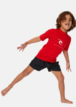 Barn Rip Curl CORPS S/S RASH VEST -BOY