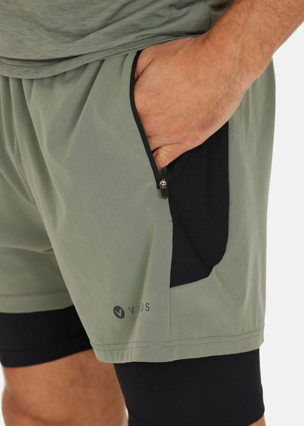 Virtus Dylan M 2-in-1 Stretch Shorts