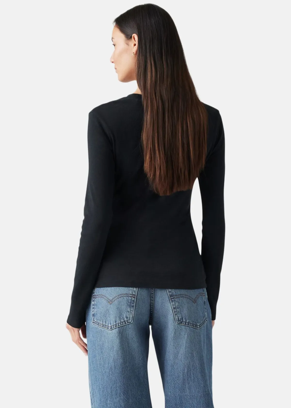 LEVI'S® ESSENTIAL HM LS TEE WHITE +