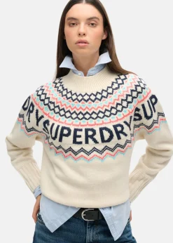 Superdry Fairisle Branded Jumper