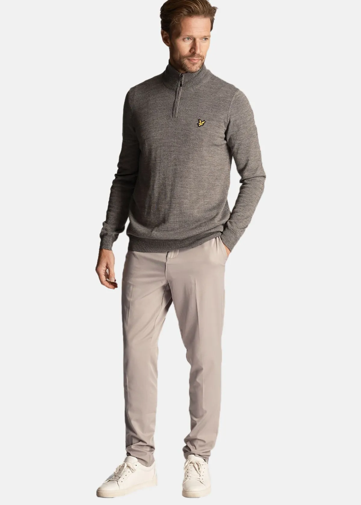 Lyle&scott Golf Core 1/4 Zip Merino Mix