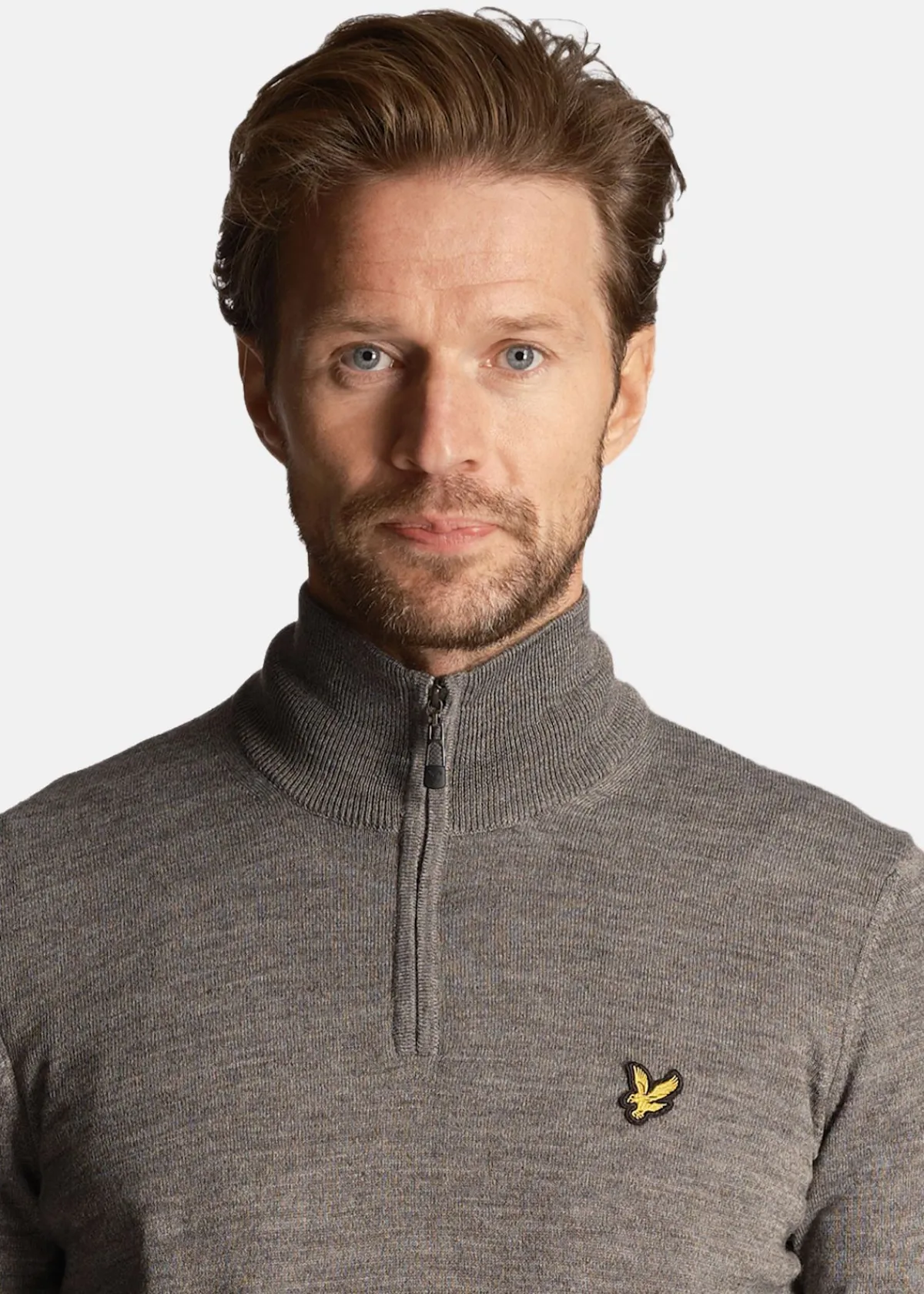 Lyle&scott Golf Core 1/4 Zip Merino Mix