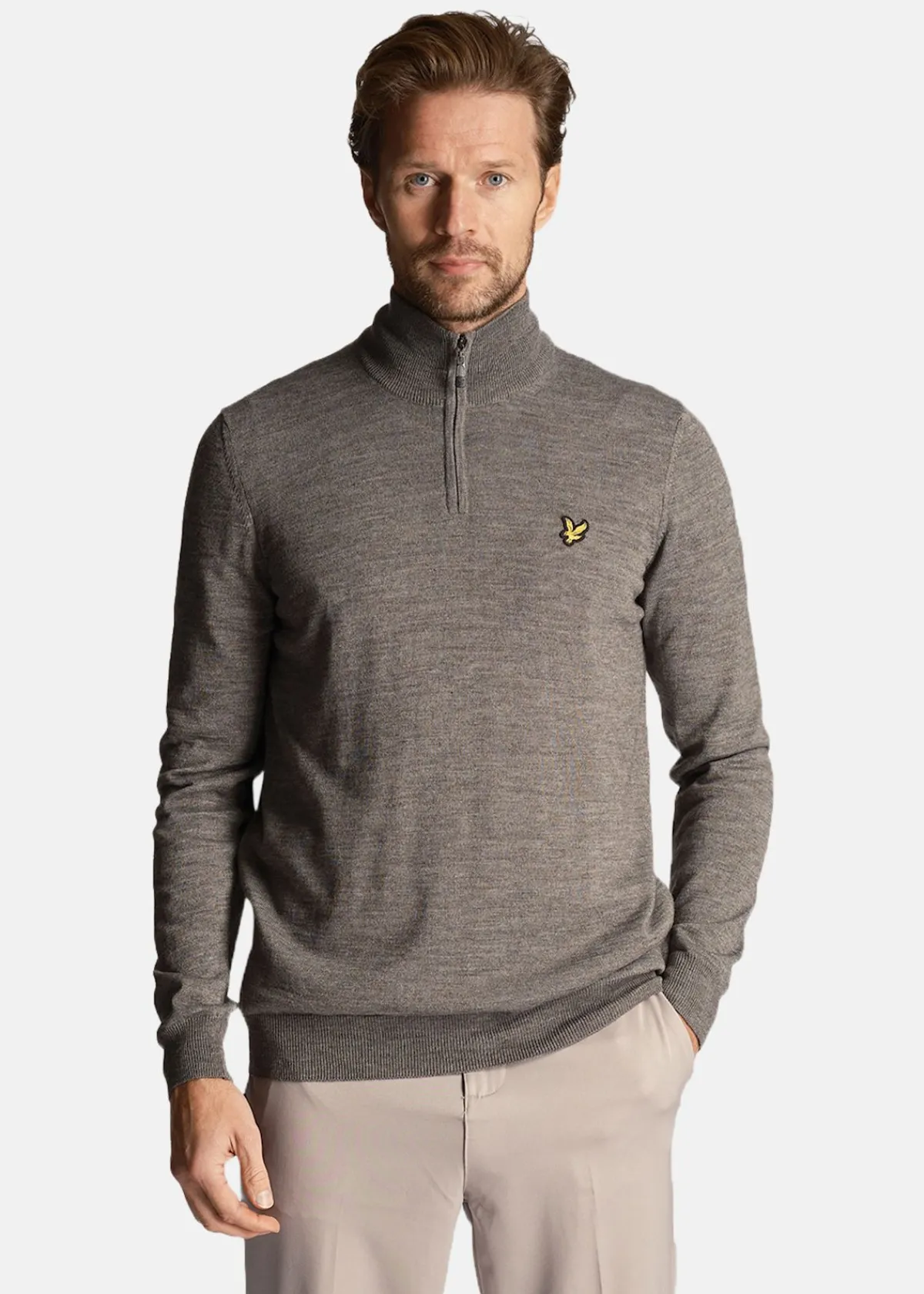 Lyle&scott Golf Core 1/4 Zip Merino Mix