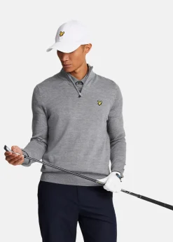 Lyle&scott Golf Quarter Zip Merino Jumper