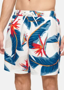Superdry HAWAIIAN PRINT 17" SWIM SHORT