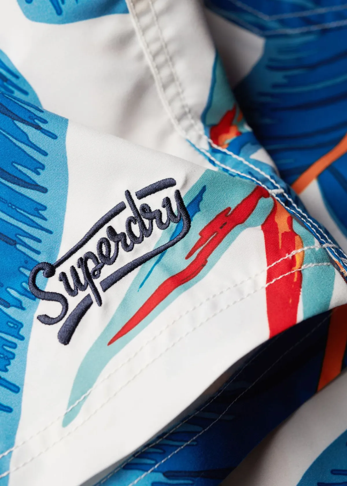 Superdry HAWAIIAN PRINT 17" SWIM SHORT