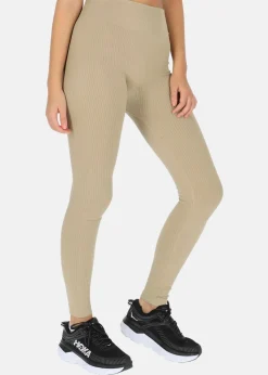 Ellen New York High Waist Rib Seamless Tights