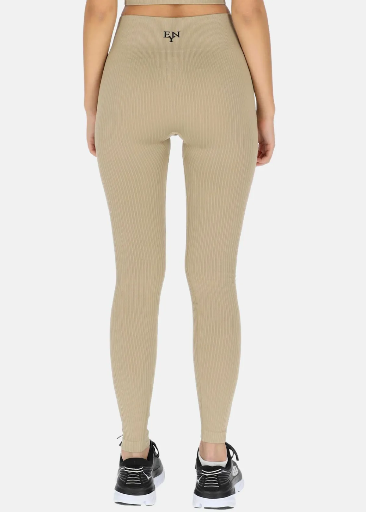 Ellen New York High Waist Rib Seamless Tights