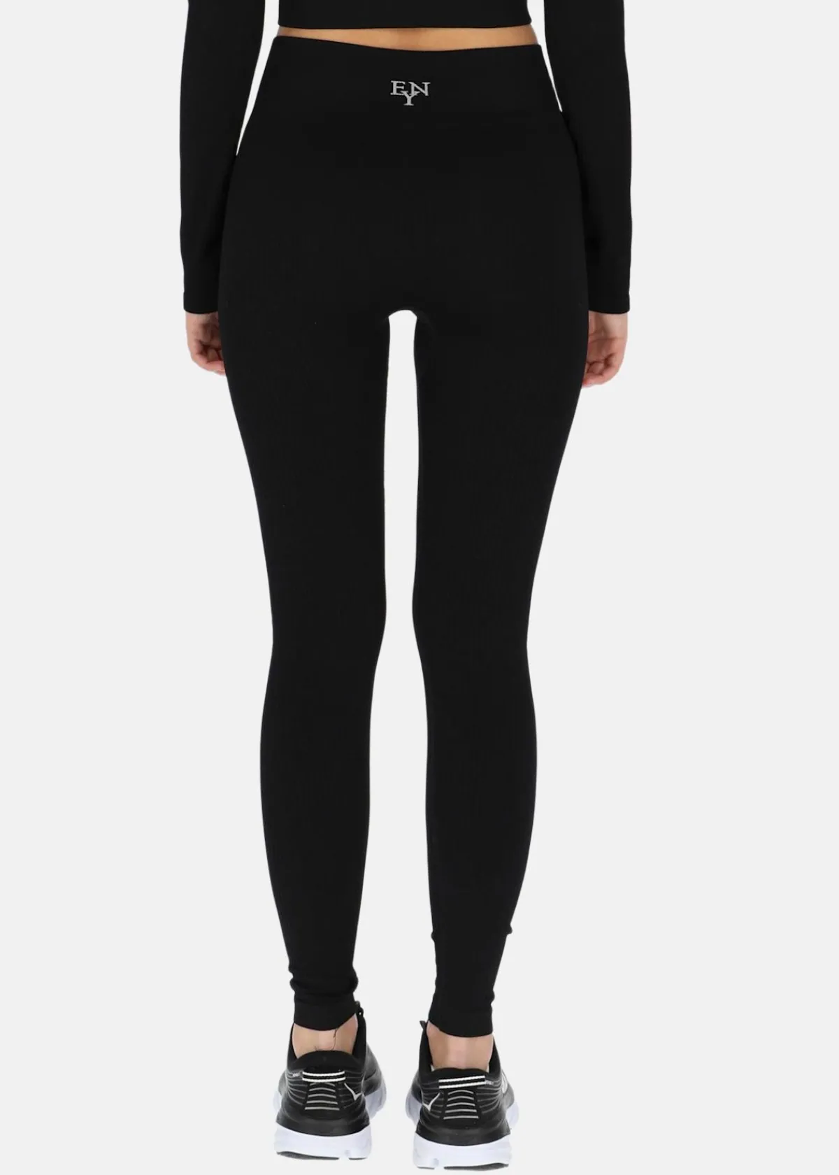 Ellen New York High Waist Rib Seamless Tights