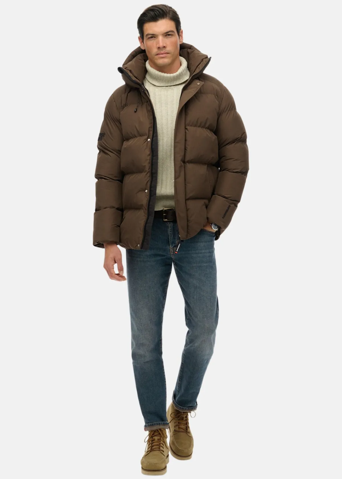 Superdry HOODED 5 BAFFLE SPORTS PUFFER