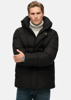 Superdry HOODED 5 BAFFLE SPORTS PUFFER