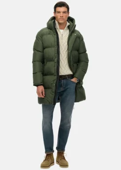 Superdry HOODED SPORTS PUFFER MID JKT