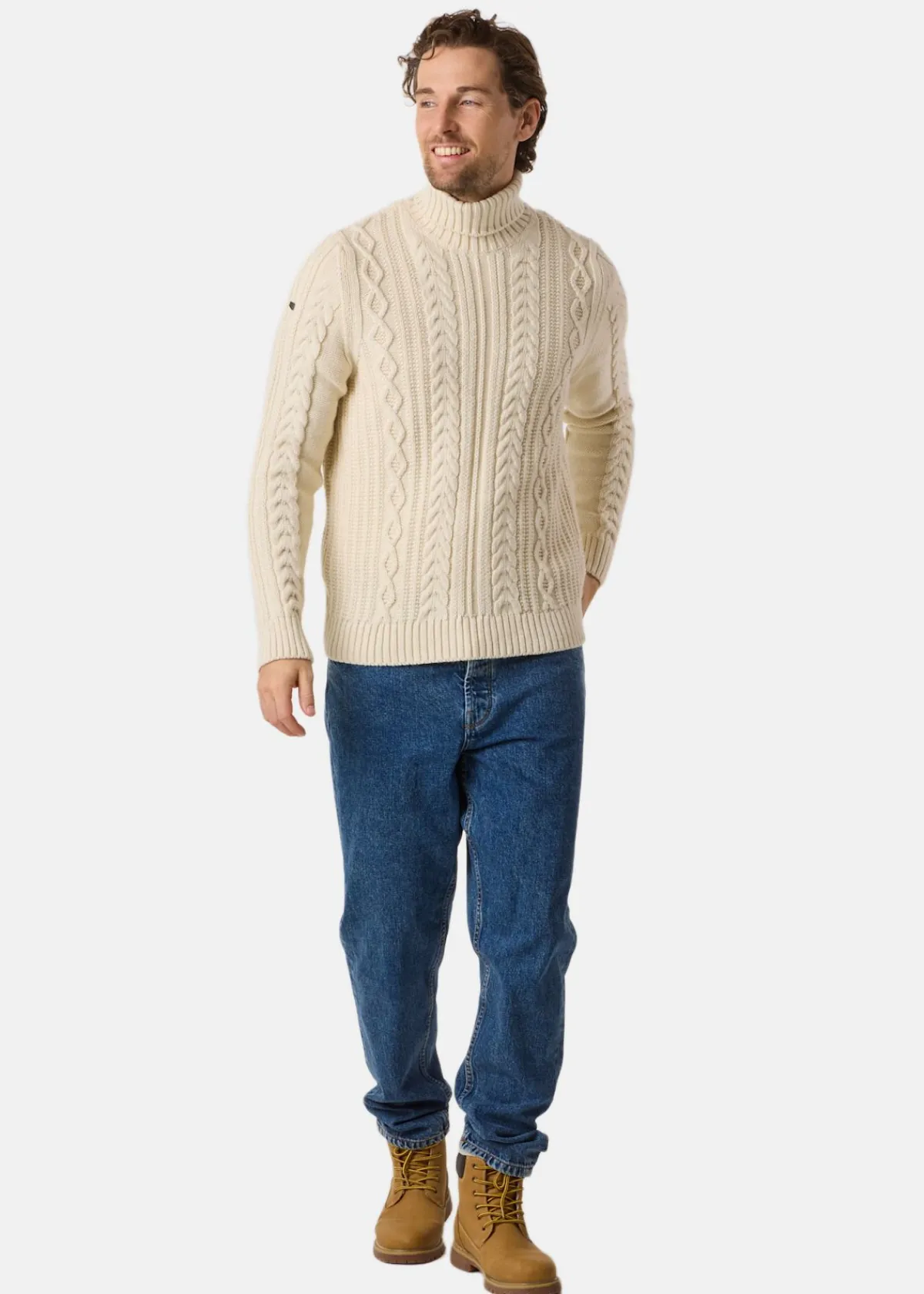 Superdry JACOB CABLE ROLL NECK JUMPER