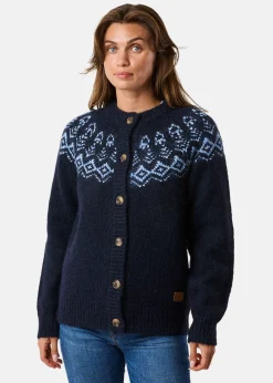 Swedemount Lofoten Wool Knit Cardigan W