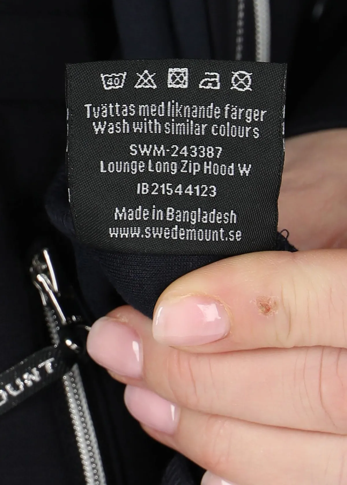 Swedemount Lounge Long Zip Hood W