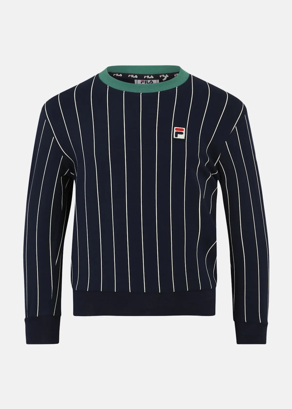 Barn Fila LUKOW pinstriped crew sweat