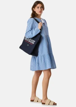 Seaside Marina Seersucker Tunic Dress W