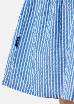 Seaside Marina Seersucker Tunic Dress W