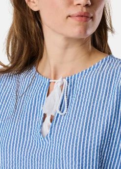 Seaside Marina Seersucker Tunic Dress W