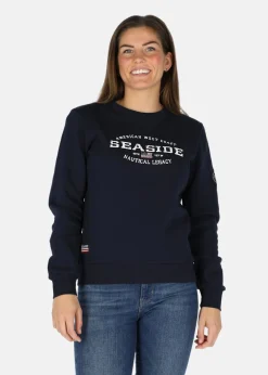 Seaside Nautical Crewneck W