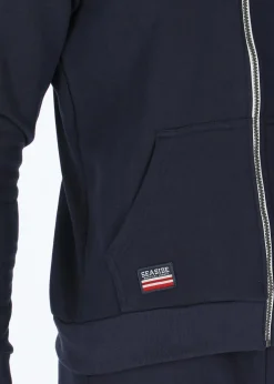 Seaside Nautical Zip Hood