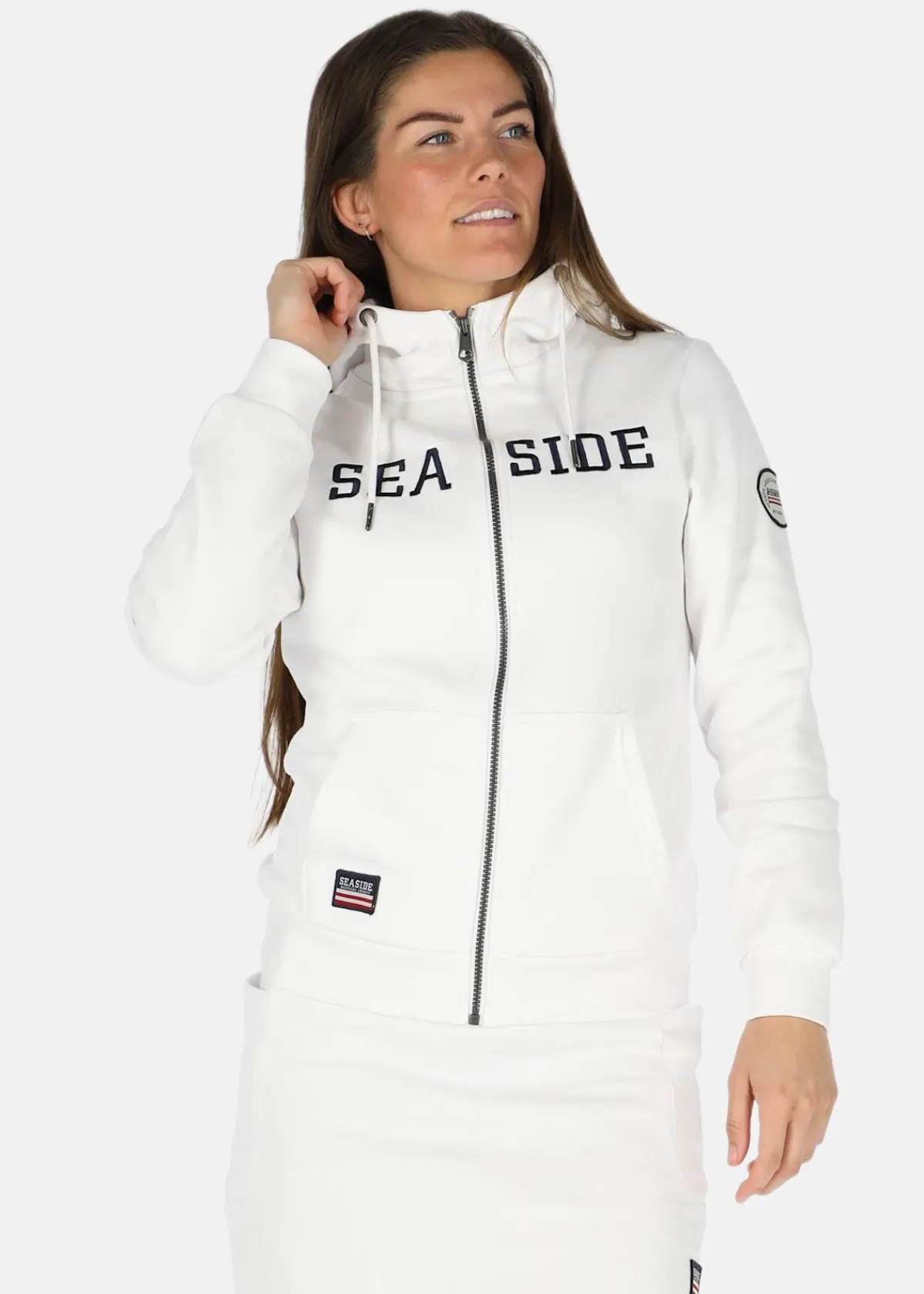 Seaside Nautical Zip Hood W