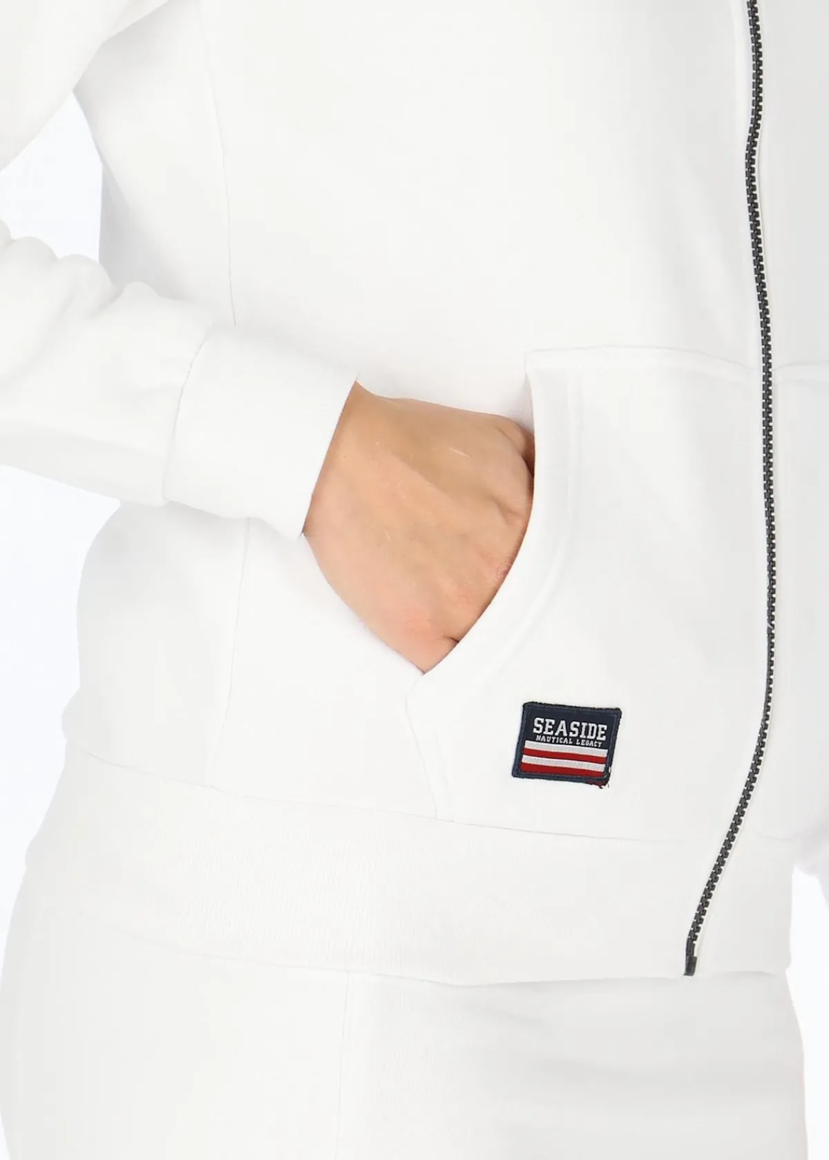 Seaside Nautical Zip Hood W