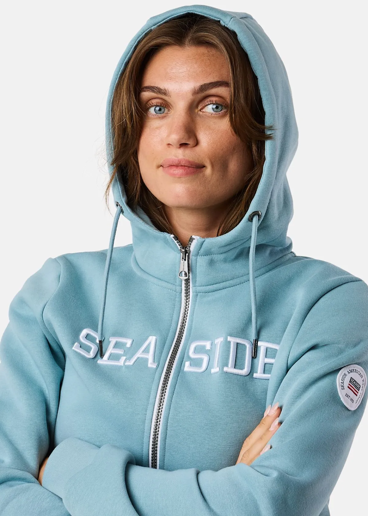 Seaside Nautical Zip Hood W II