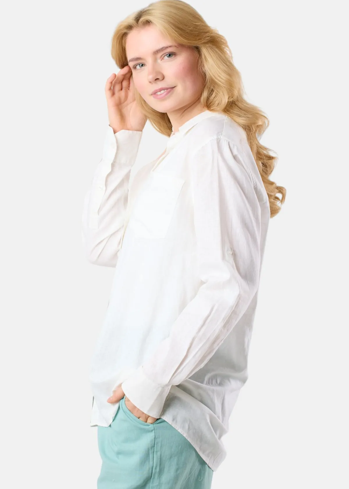 Seaside New Hampshire Linen LS Shirt W