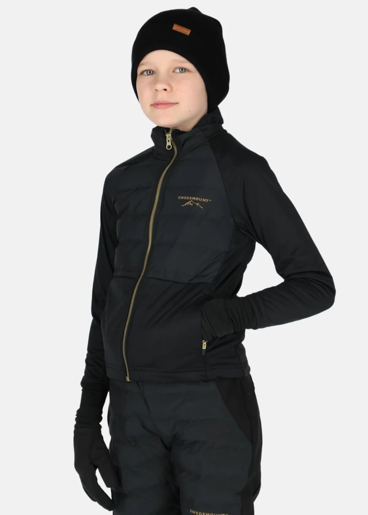 Barn Swedemount Nordic Hybrid Hooded Jacket G JR