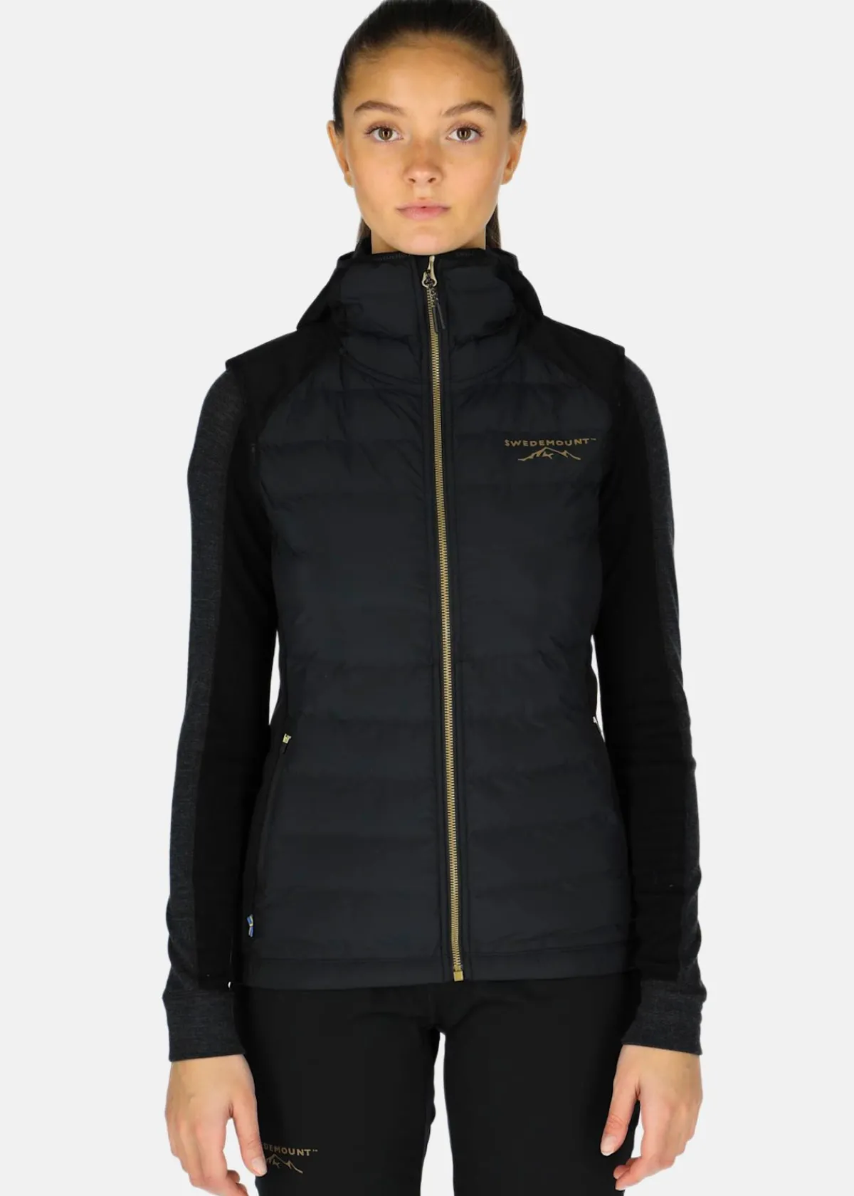 Swedemount Nordic Hybrid Hooded Vest W
