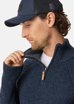 Swedemount Nordkap Wool Sweater Half Zip