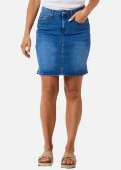 Seaside Oregon Denim Skirt W