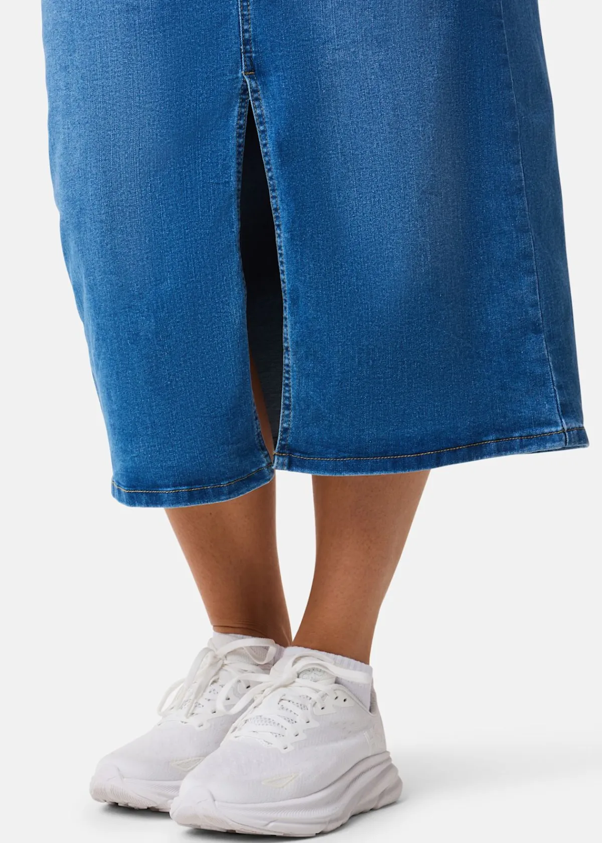 Seaside Oregon Long Denim Skirt W