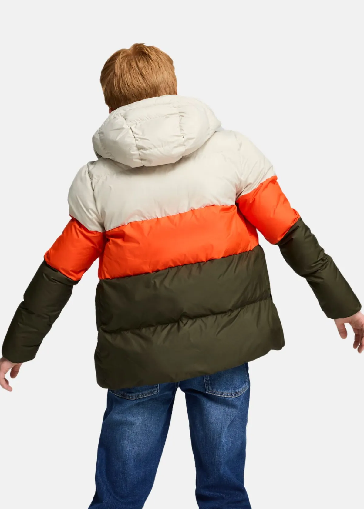 Barn Puma Poly Hooded Puffer Jacket