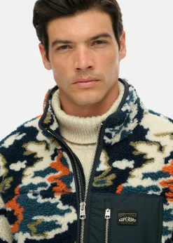 Superdry PRINTED FLEECE ZIP THRU