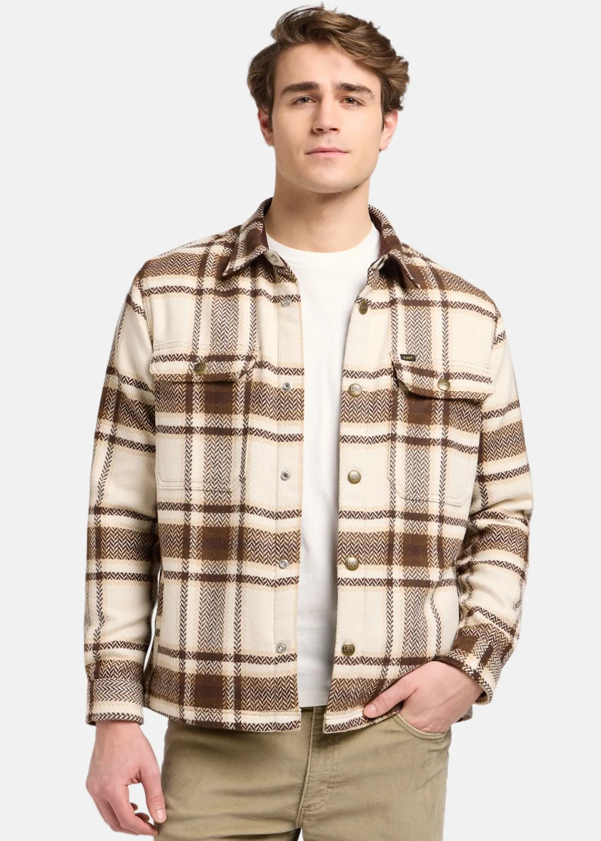 Lee RELAXED_OVERSHIRT ARABICA_PLAI