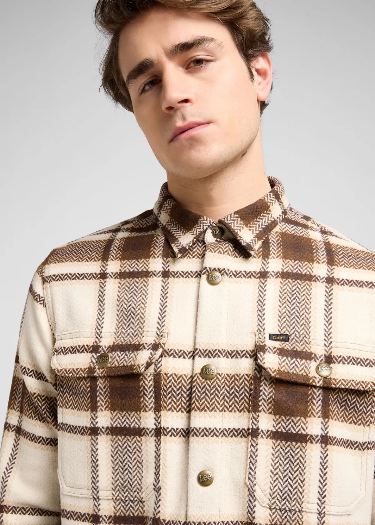 Lee RELAXED_OVERSHIRT ARABICA_PLAI