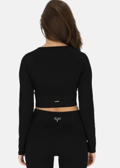 Ellen New York Rib Seamless Cropped Top