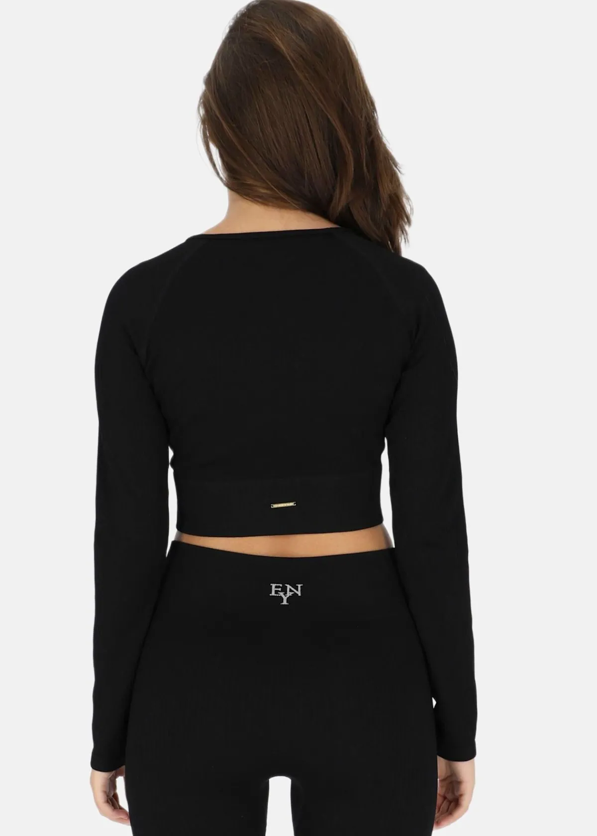 Ellen New York Rib Seamless Cropped Top